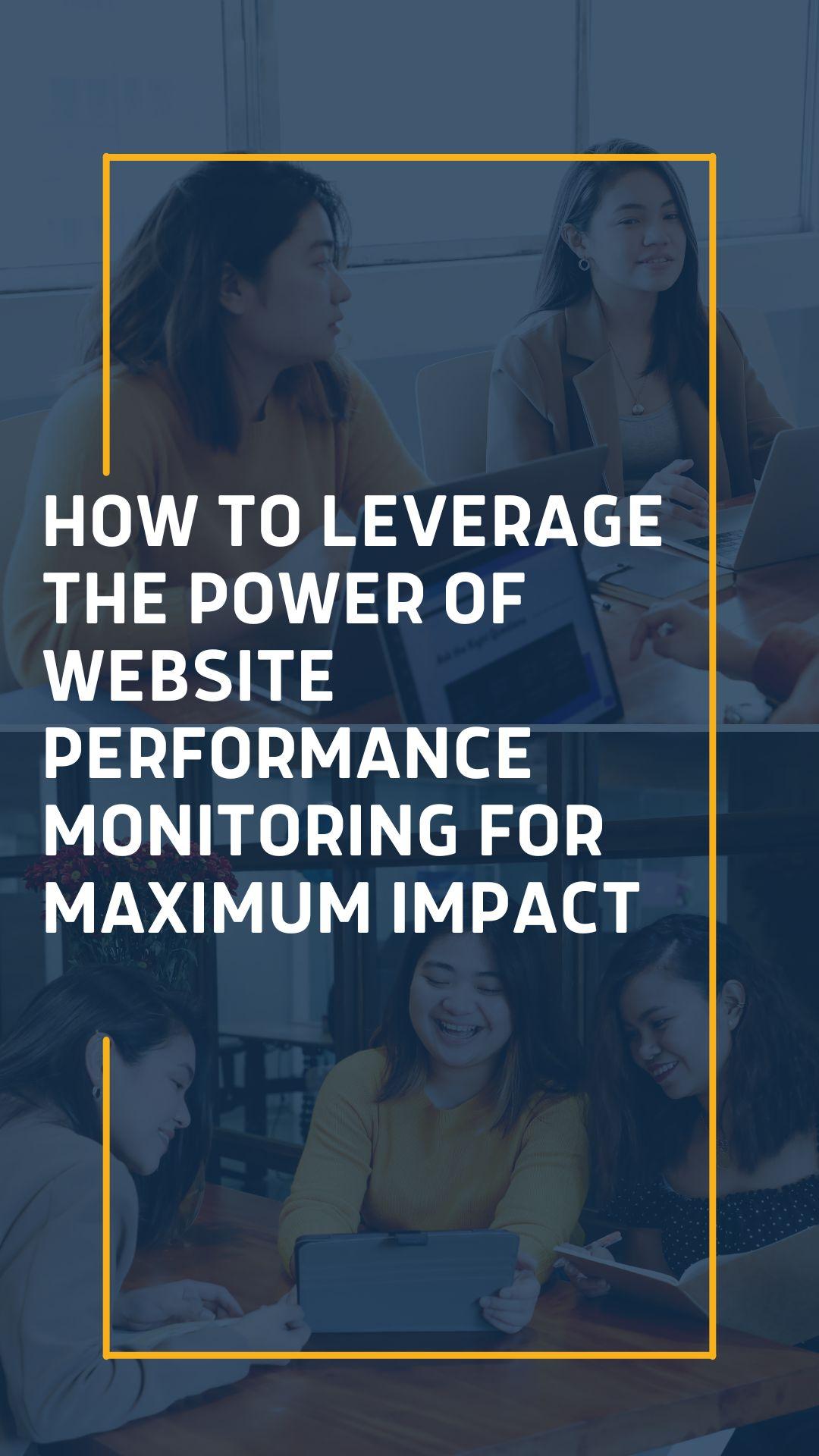 Website performance monitoring