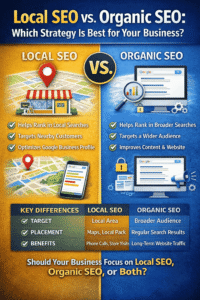 local seo vs organic seo