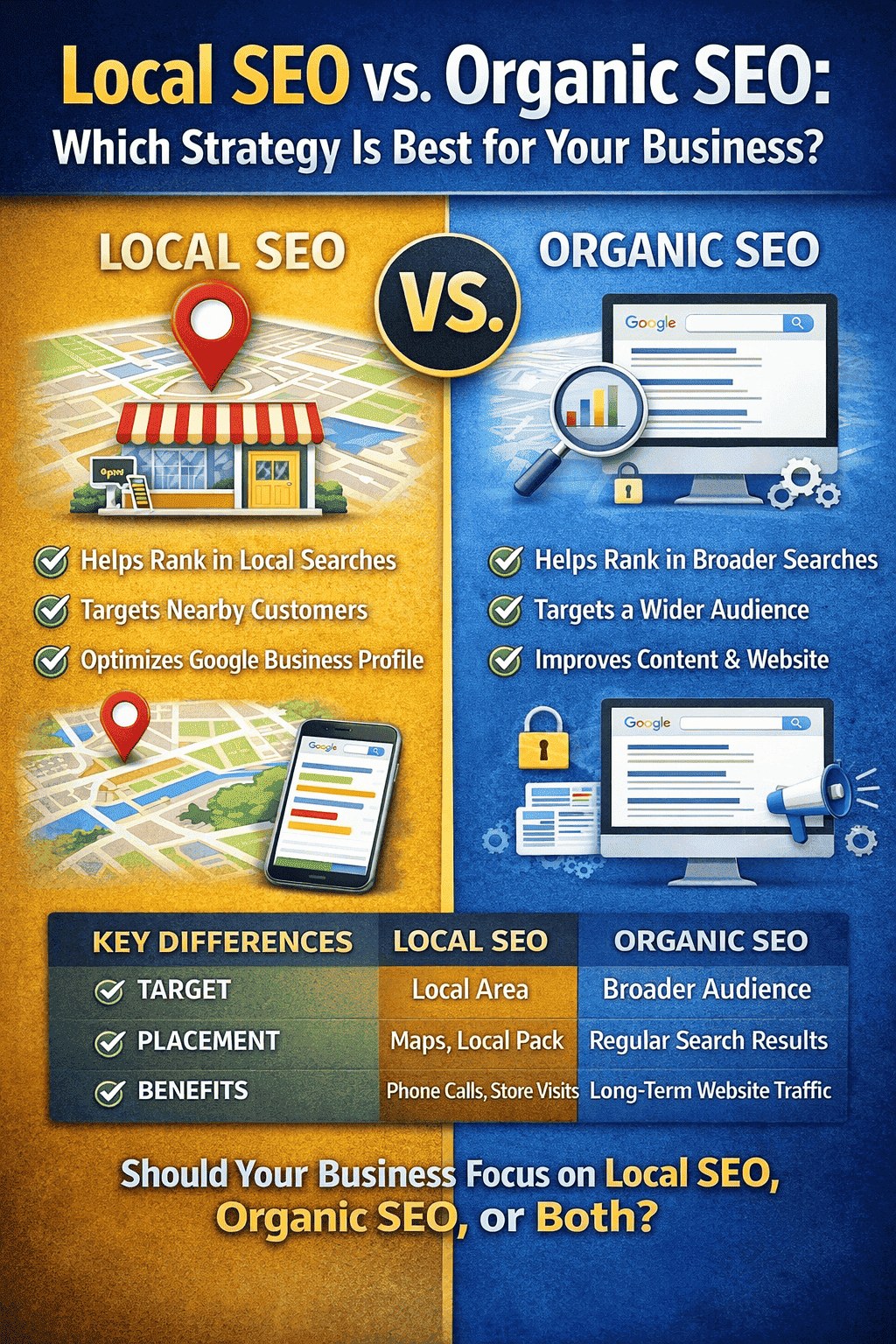 Local SEO vs. Organic SEO: Which Strategy Is Right for Your Business?